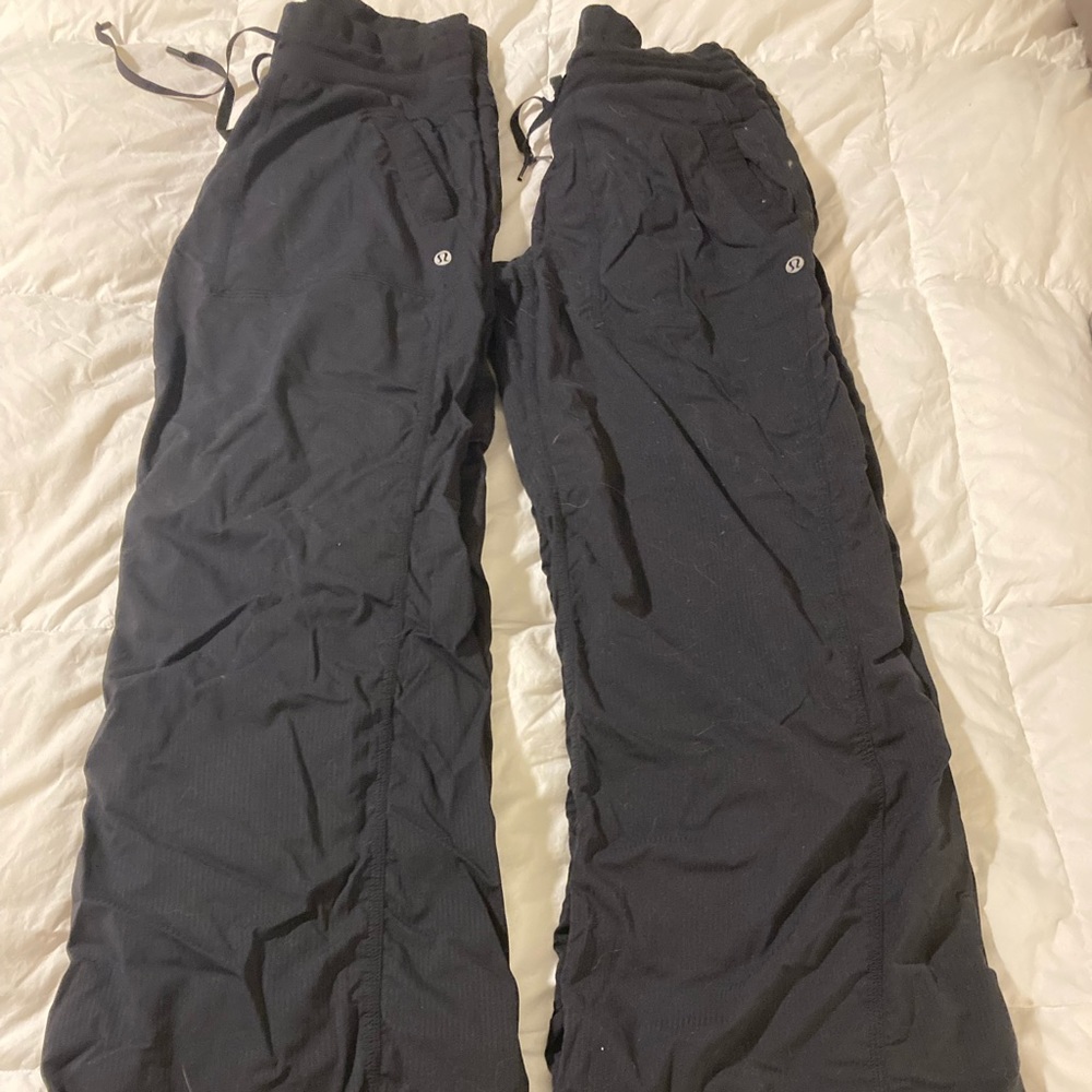 Lululemon lined dance studio pants size 4
